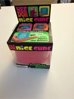 Needoh Nice Cube - Pink Squishy